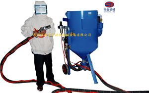尚臺石油管道內(nèi)外壁除銹/翻新專用噴丸機